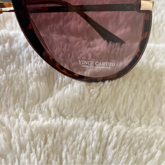 Vince Camuto Brown Aviator Leopard Sunglasses New - Picture 5 of 10
